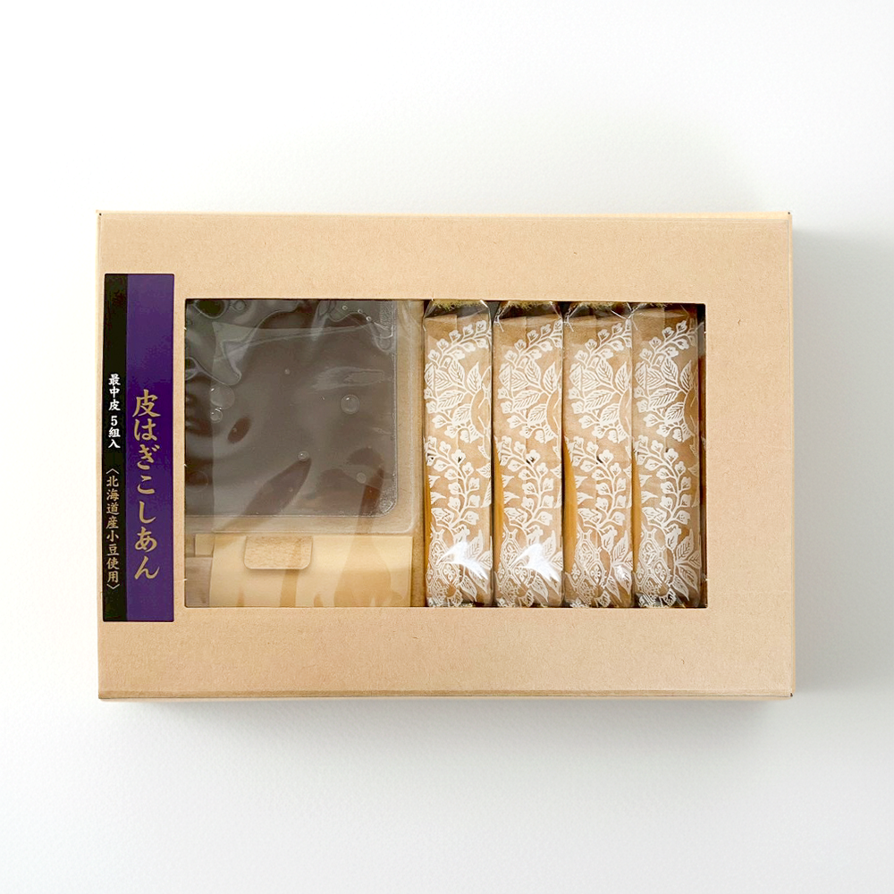 クラフトボックスかわはぎこしあん200g　最中皮×5組入り